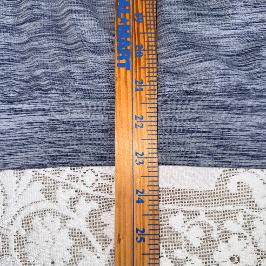 Prois Dion Performance Long Sleeve Open Back Navy Heather Blue Small - Image 9