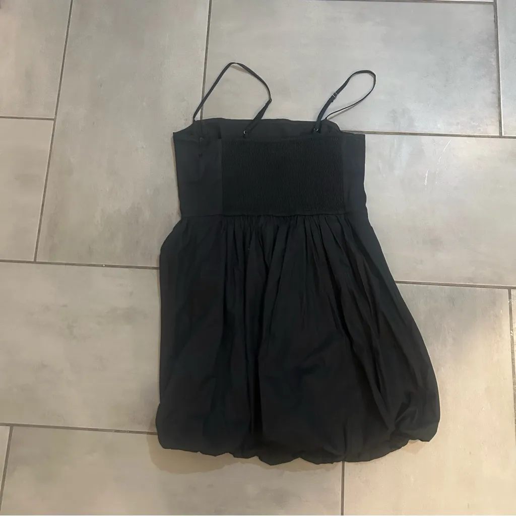 Abercrombie & Fitch Babydoll Bubble Hem Mini Dress - Image 3