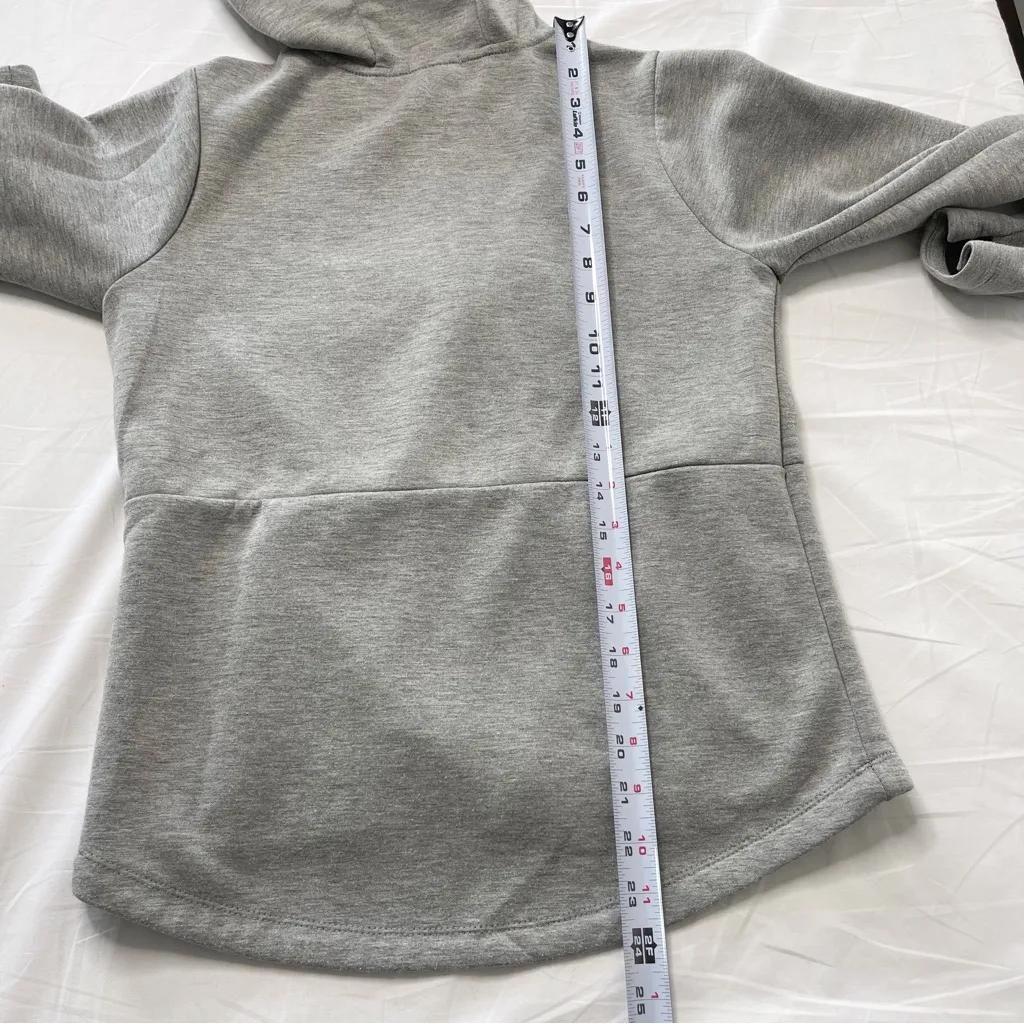 Athletic Grey Jacket Zip Up Hoodie Size XS Women’s Forever 21 F21 - Image 15