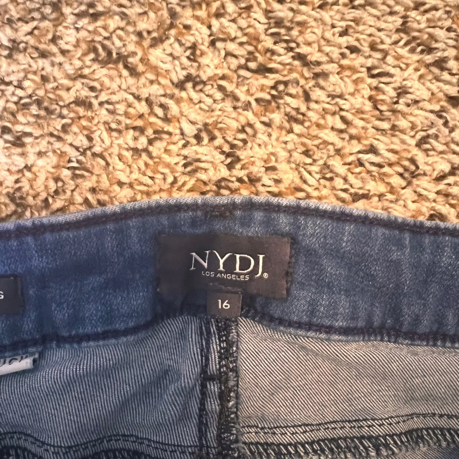 NYDJ‎ AMI Skinny Legging Jeans Size 16 Dark Wash Denim - Image 2