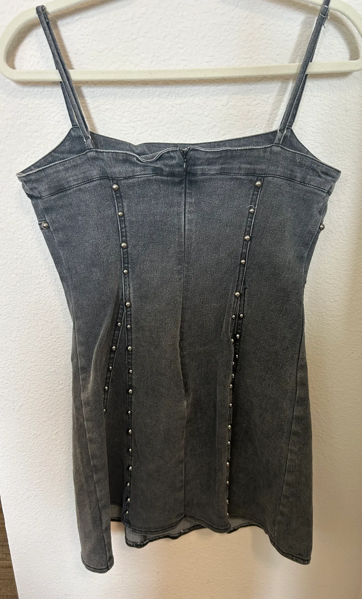 Studded Denim Dress - Image 4