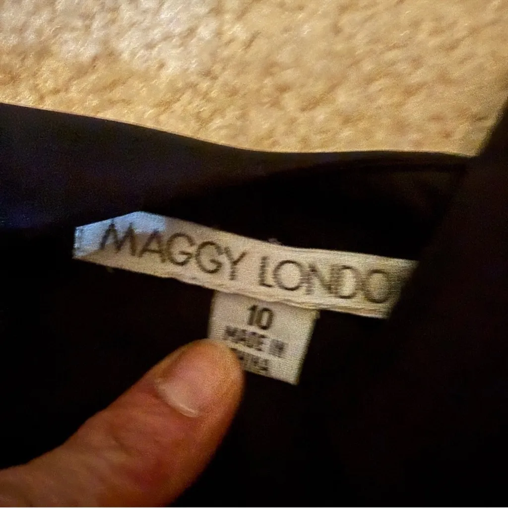 Maggy London Rich Purple Sleeveless Mini Cocktail Dress - Image 2