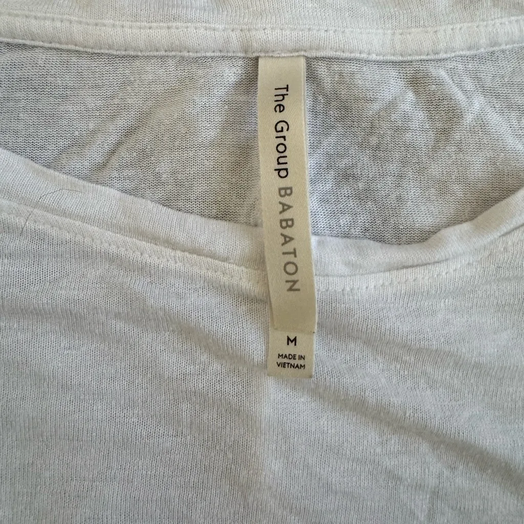 Aritzia The group babton white short sleeve crop top⭐️ - Image 4