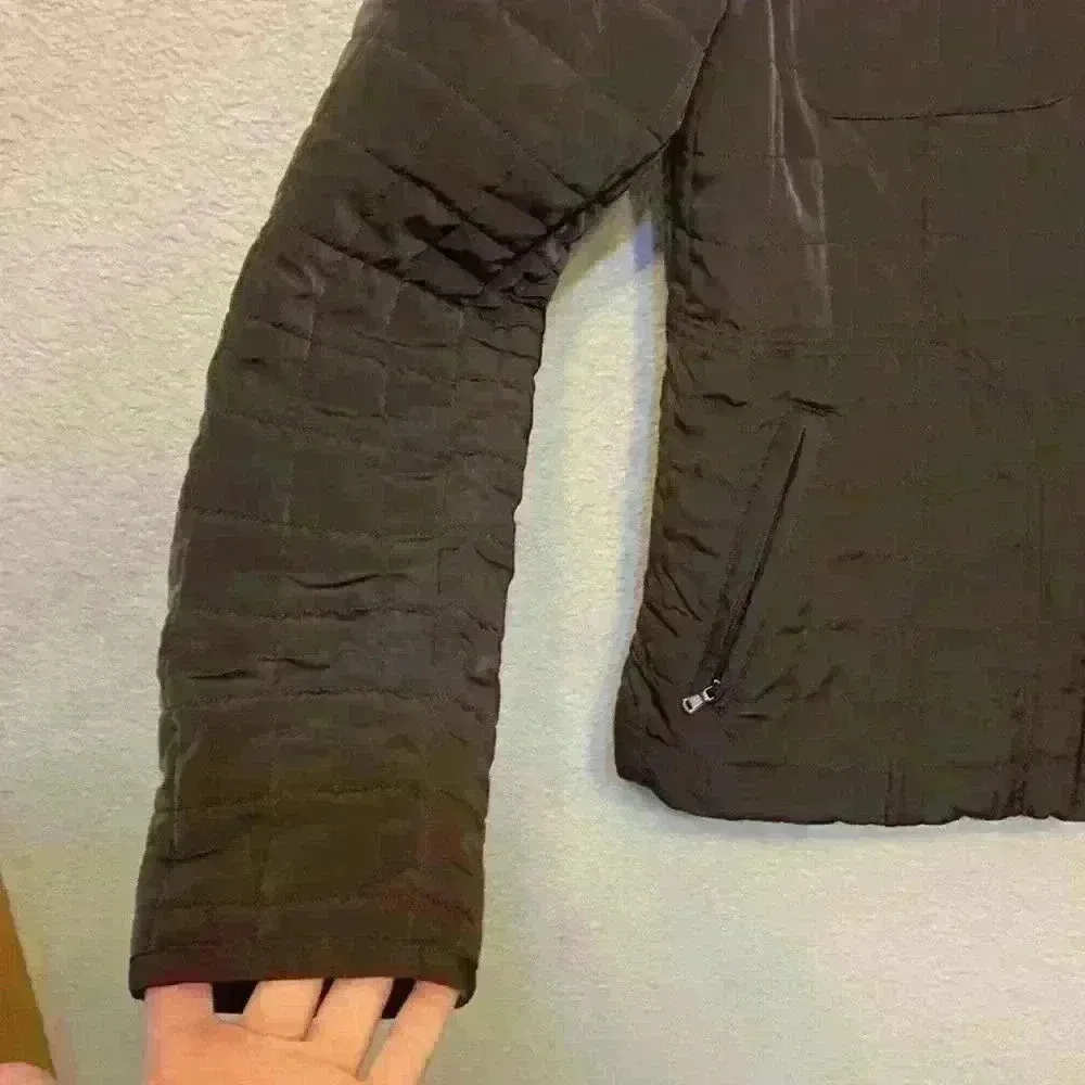 Sonoma brown jacket sz S New England fall preppy cozy old money capsule wardrobe - Image 2