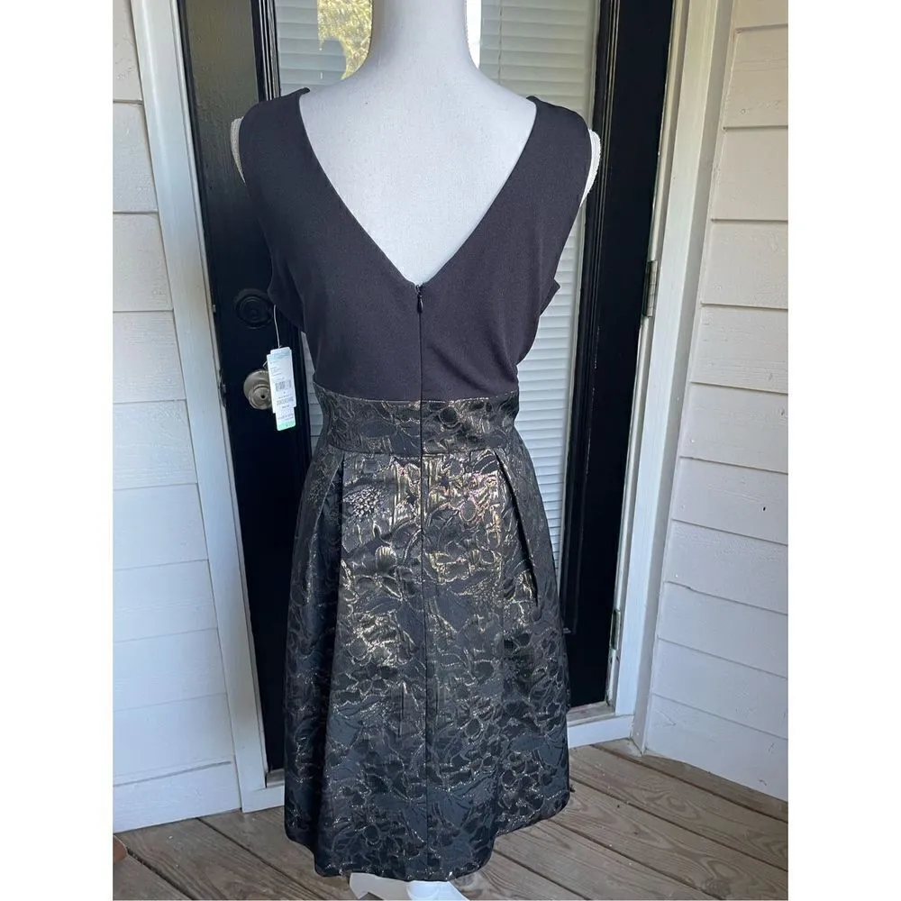 NWT Studio One NY Black/ Gold Formal/Cocktail/ Party Dress Size 8 - Image 9