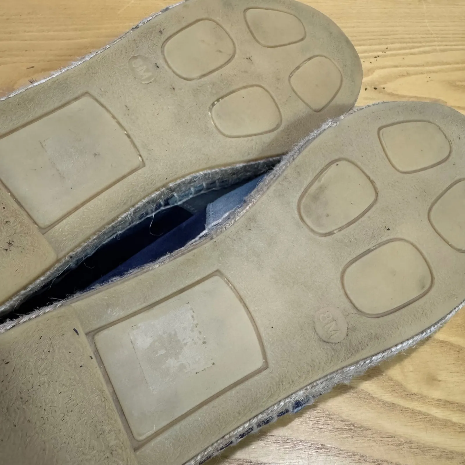 Vince Robin Ombre Suede Espadrilles Slip On Shoes Size 8 - Image 11