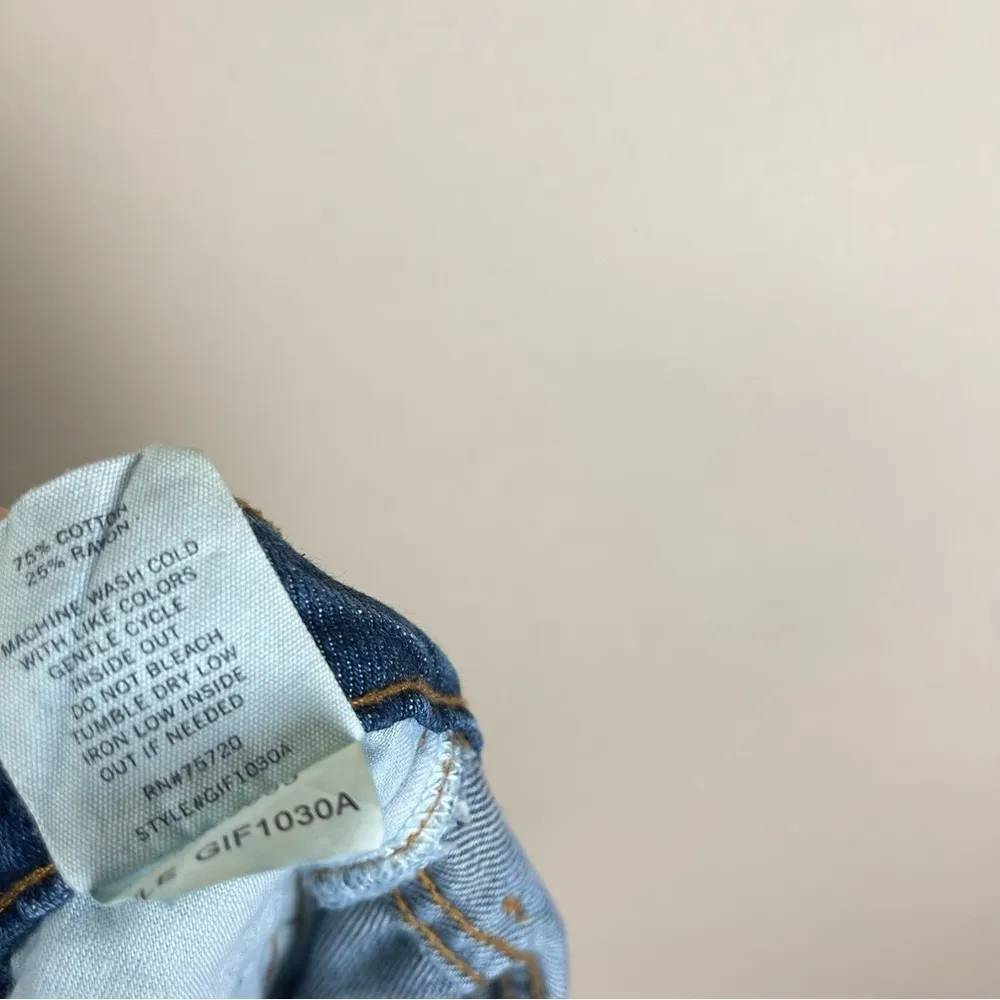 Gilded Intent Size 26 Distressed Mom Jean Boyfriend Raw Hem High Waist Beach - Image 6