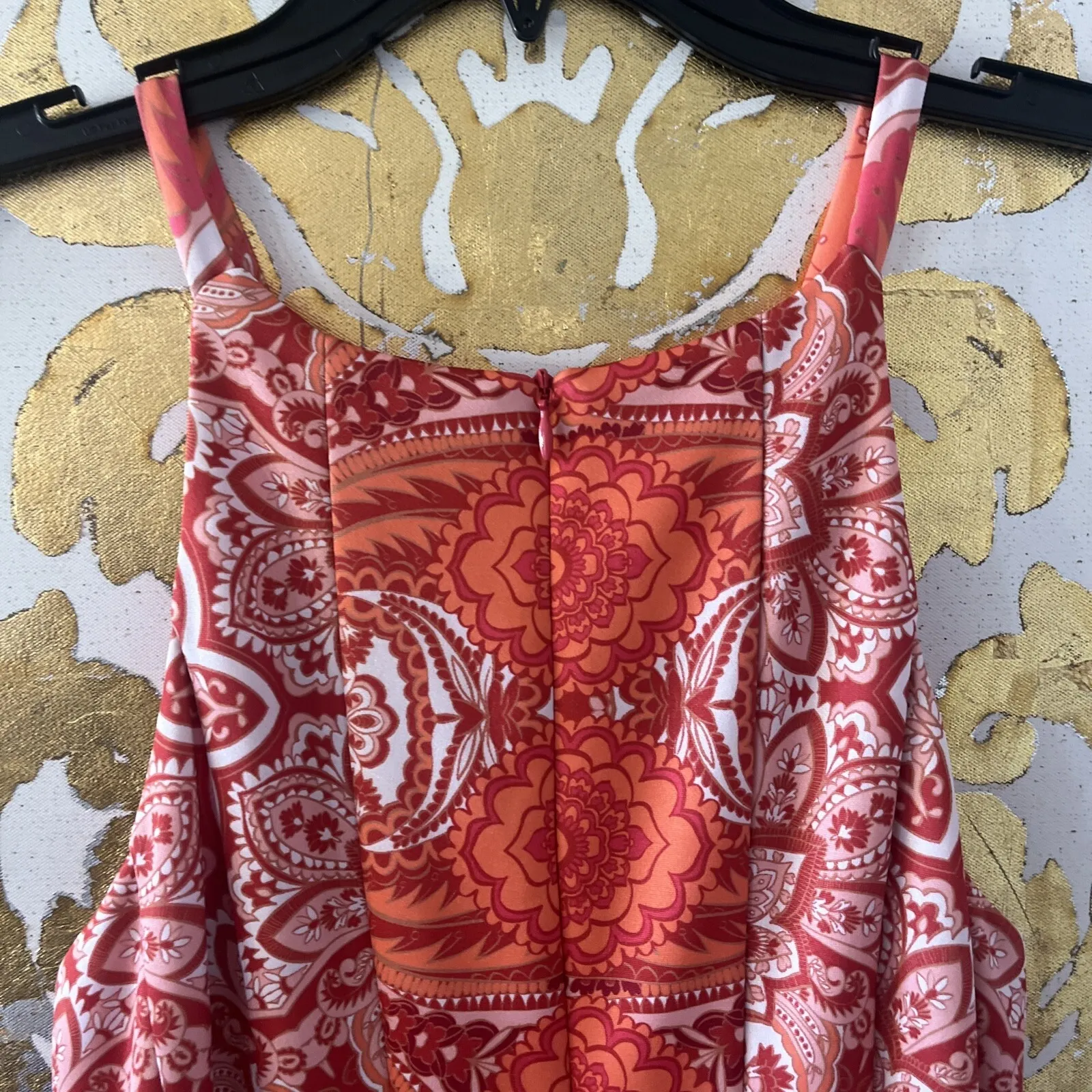 Vince‎ Camuto Size 10 NEW WITH TAGS MSRP $118 Printed Scuba Fit And Flare Dress - Image 6