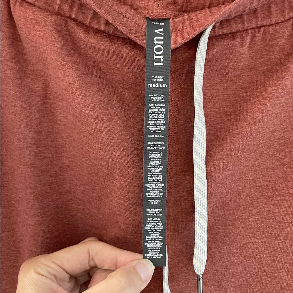 VUORI Performance Jogger in Cinnamon Heather Size M NWOT - Image 8