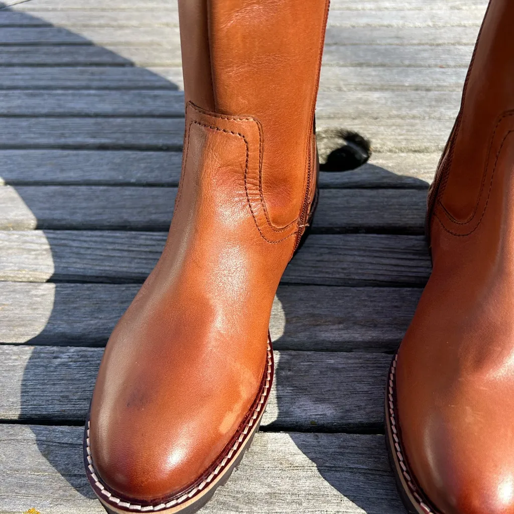 Knee High and Riding leather‎ Boots- soft walk inara boots size 7.5 - Image 4