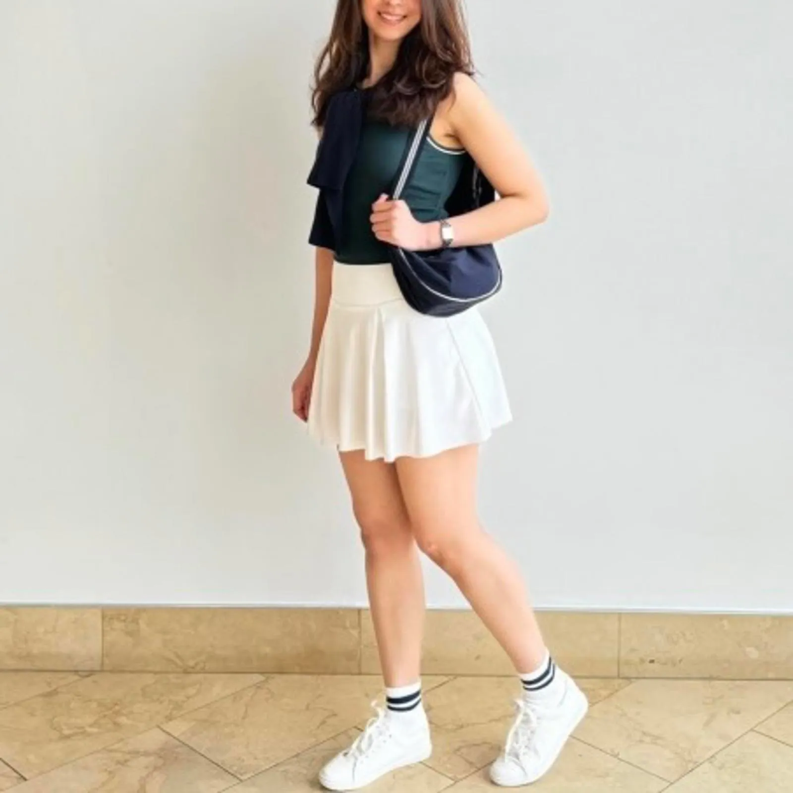 Uniqlo Ultra Stretch Active Skort White NWT Large - Image 2