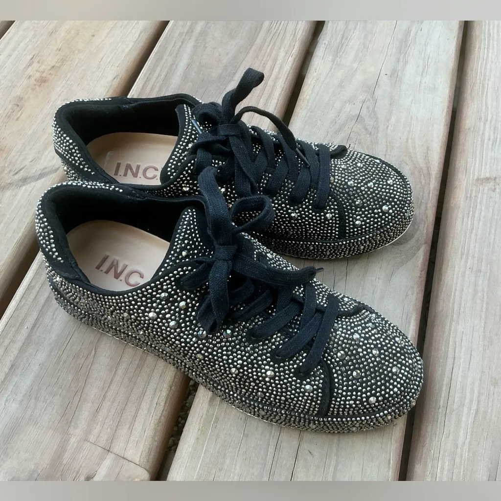 Dressy platform sneakers 🌟🌟🌟 Black Size 6.5 - Image 5