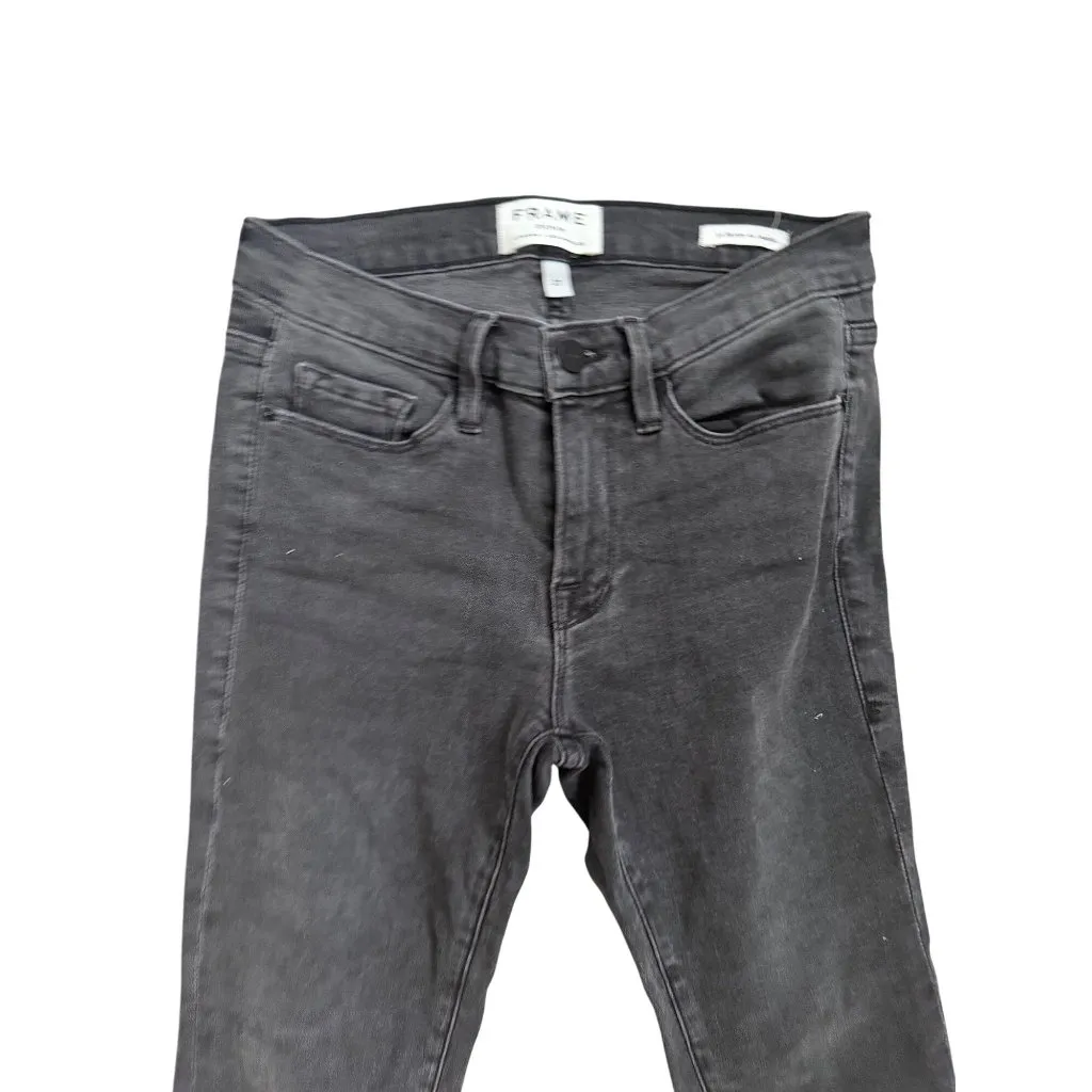 FRAME Women’s Black Skinny Jeanne Jeans Size 27 - Image 5