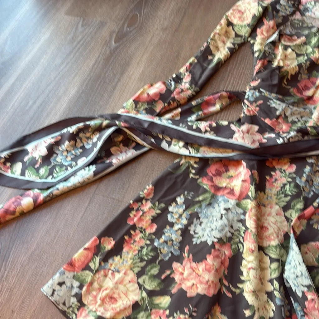 NWOT ZIMMERMANN ESPIONAGE ROUCHED SILK MINI DRESS - Image 6