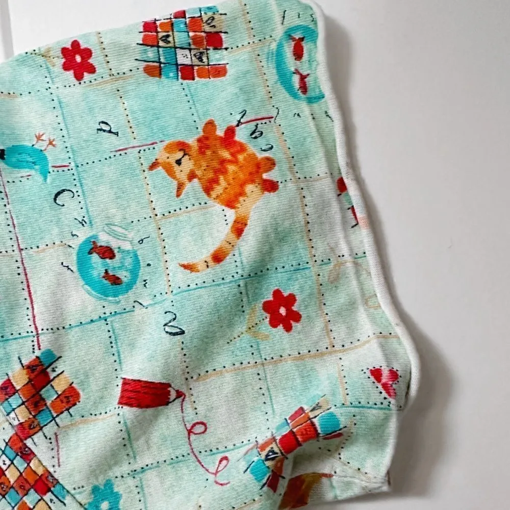 Vintage Basic Editions 90s Grannycore Kitty Cat Sleeper Night Shirt Size undefined - Image 6