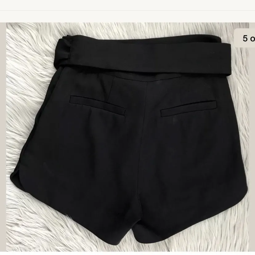 $390 IRO PARIS MAJIK HIGH WAISTED PAPERBAG DRESS SHORTS BLACK FR 38/ US 6 - Image 6