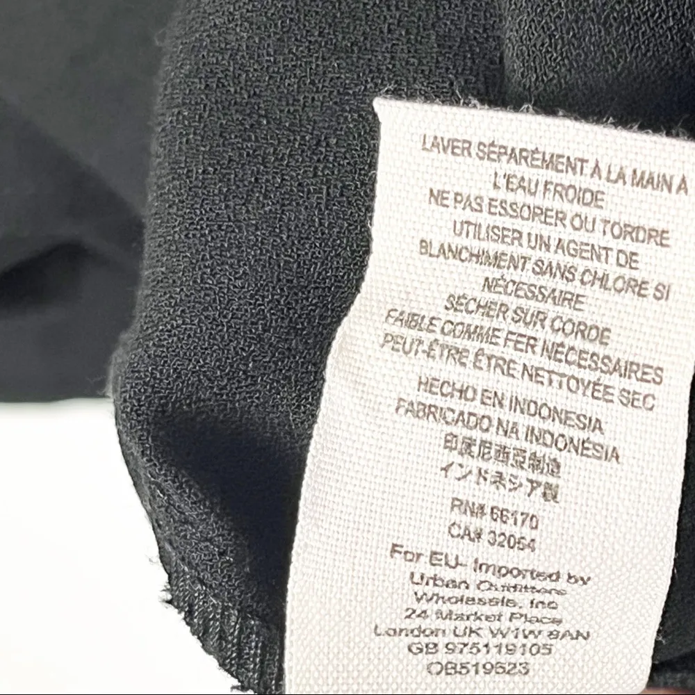 FREE PEOPLE Classic Black Baby Love Trapeze Lace Straps Swing Dress, Size XS - Image 5