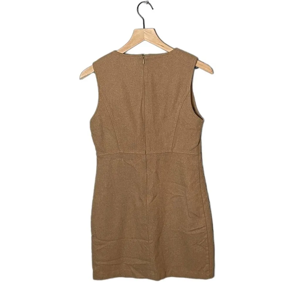 GAP Women’s Tan / Brown Wool Blend Sleeveless Dress Size 4 - Image 5