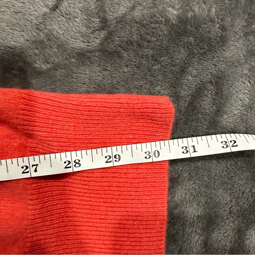 Lilly‎ Pulitzer Cashmere Cardigan Sweater Pockets Size Large Coral - Image 11