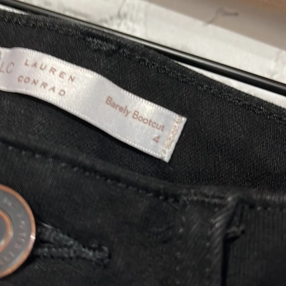Lauren Conrad Stretchy Black Jean  Curvy Bootcut 4 - Image 9