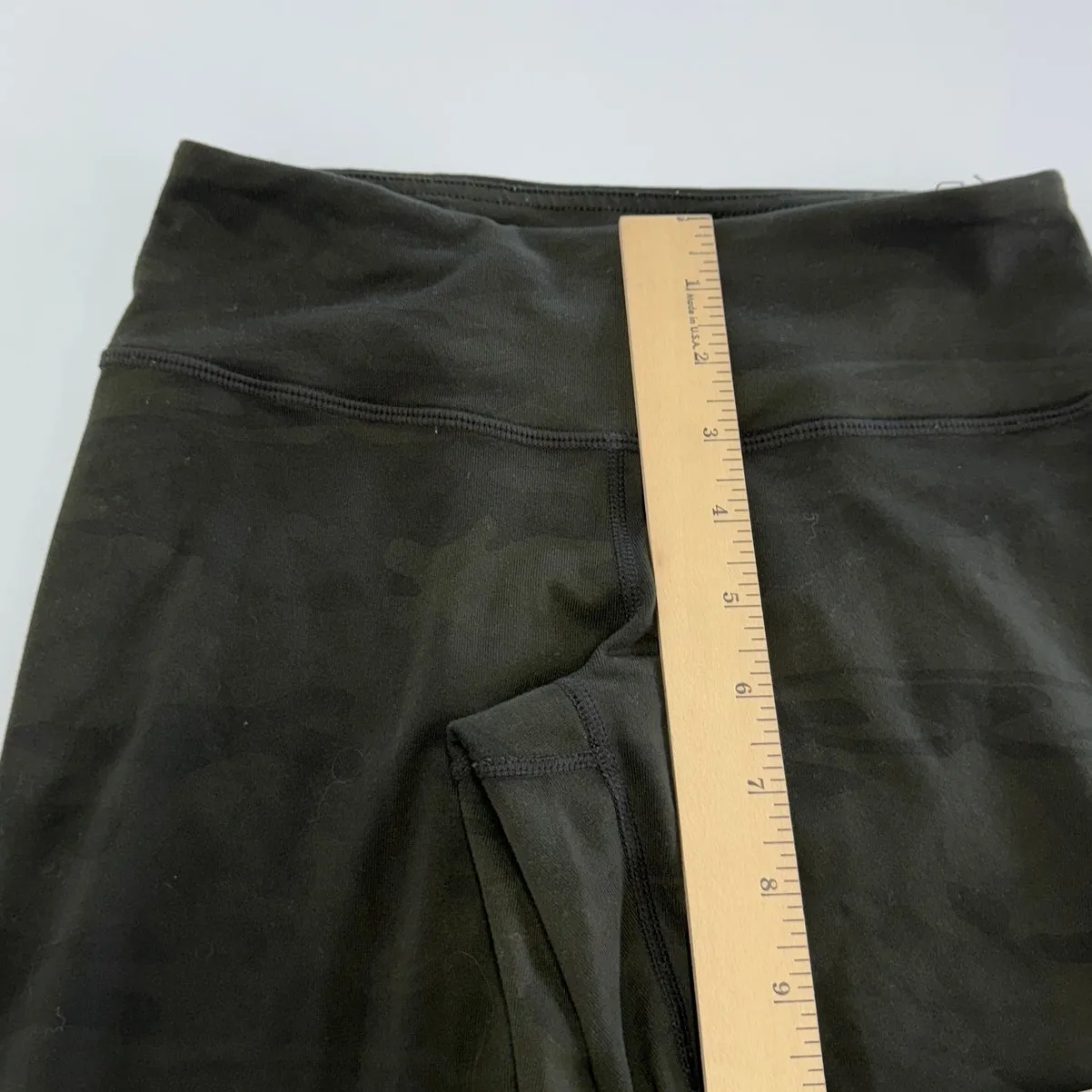 Lululemon Leggings‎ Womens 2 Savasana Camo Fatigue Green Wunder Under Luxtreme - Image 9