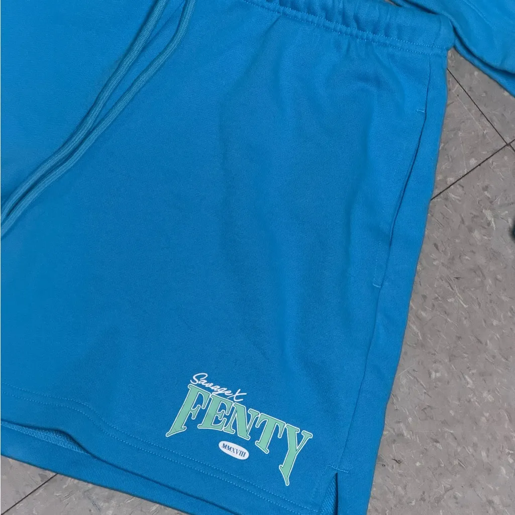 Savage X Fenty Lounge Set Blue Size M - Image 5