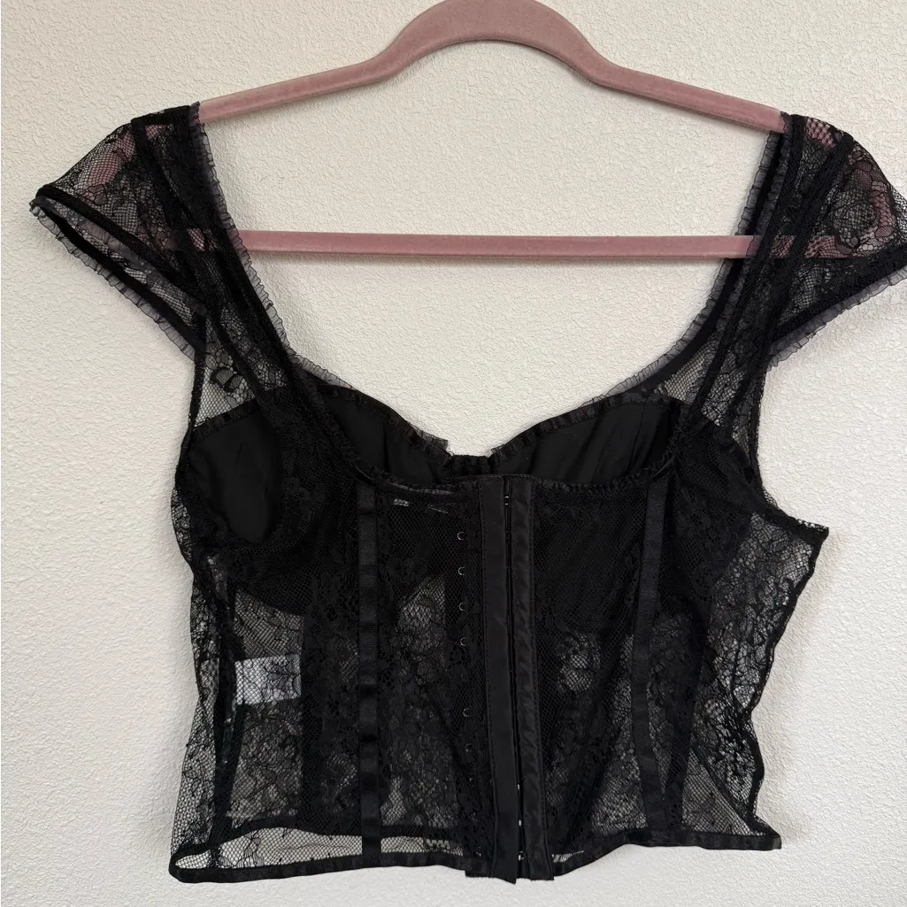 Floral lace corset top - Image 4