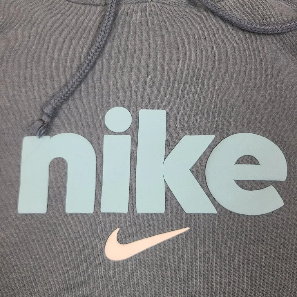 Nike Women's Grayish‎ Blue Pullover Sweatshirt Hoodie Size Small Women's workout - Image 2