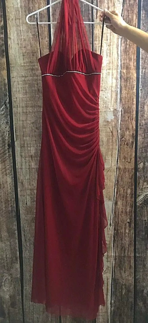 Mariposa Red Prom Dress  - Image 2