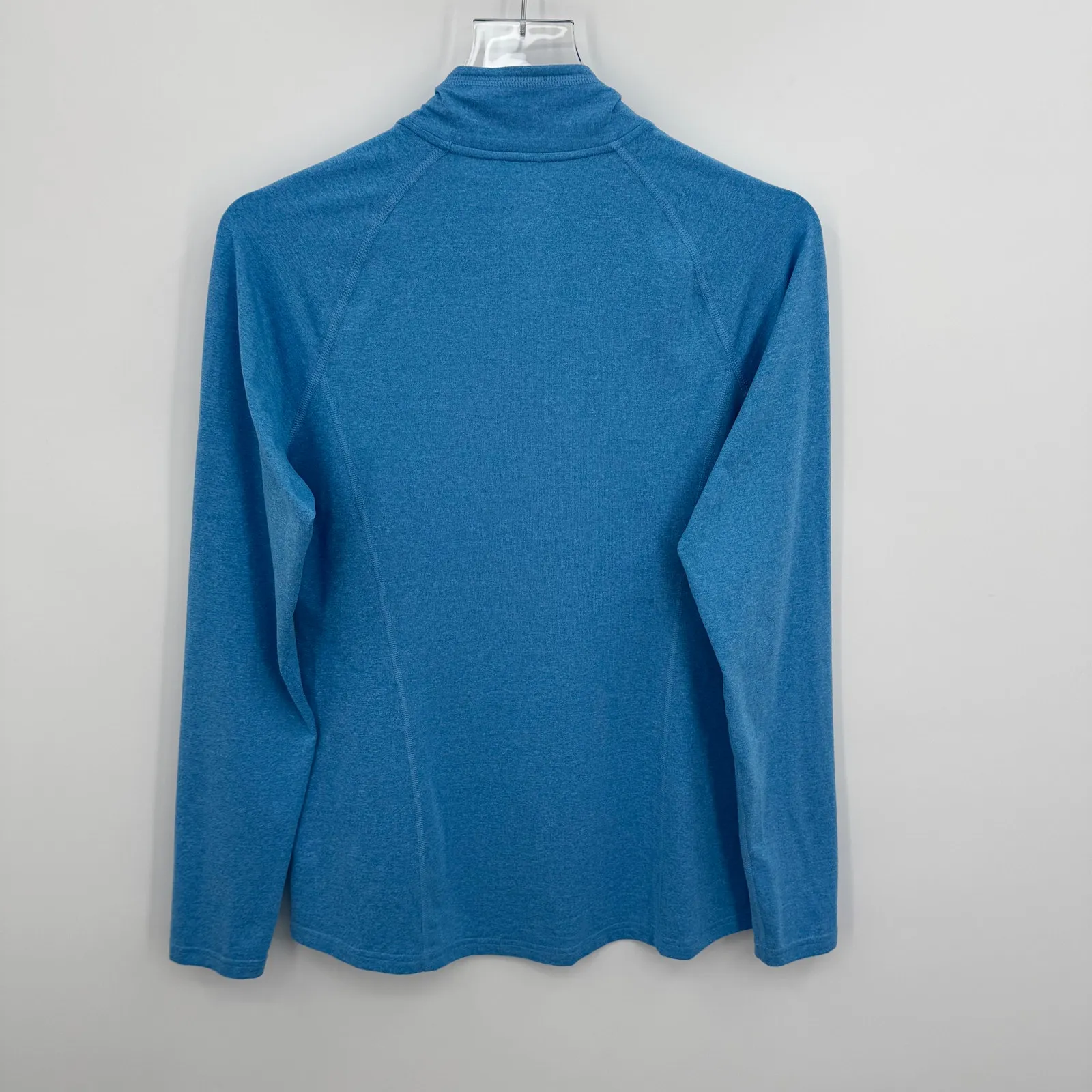 Rei Co Op shirt women's M pullover 1/4 zip performance active lightweight blue Size M - Image 3