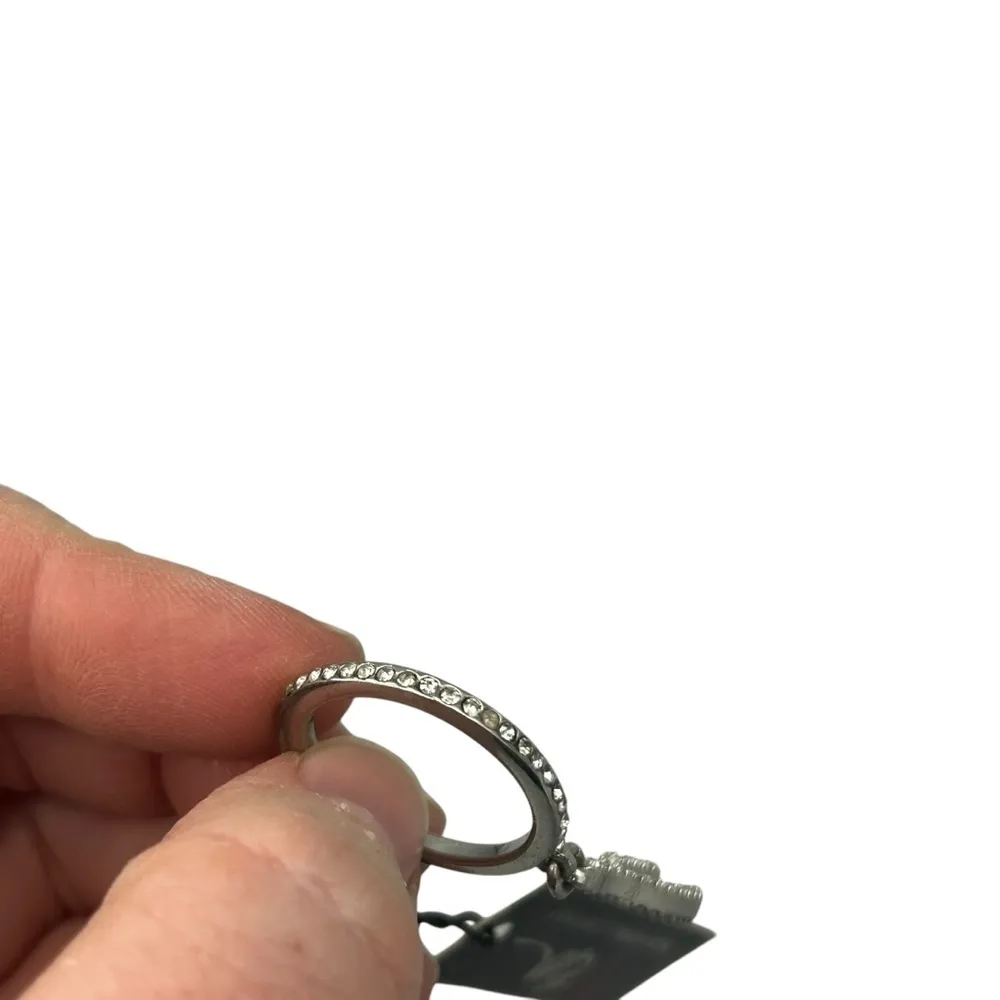 NEW YORK & COMPANY WISHBONE RING – STYLISH & ELEGANT DESIGN WOMENS SIZE 7 Silver - Image 5