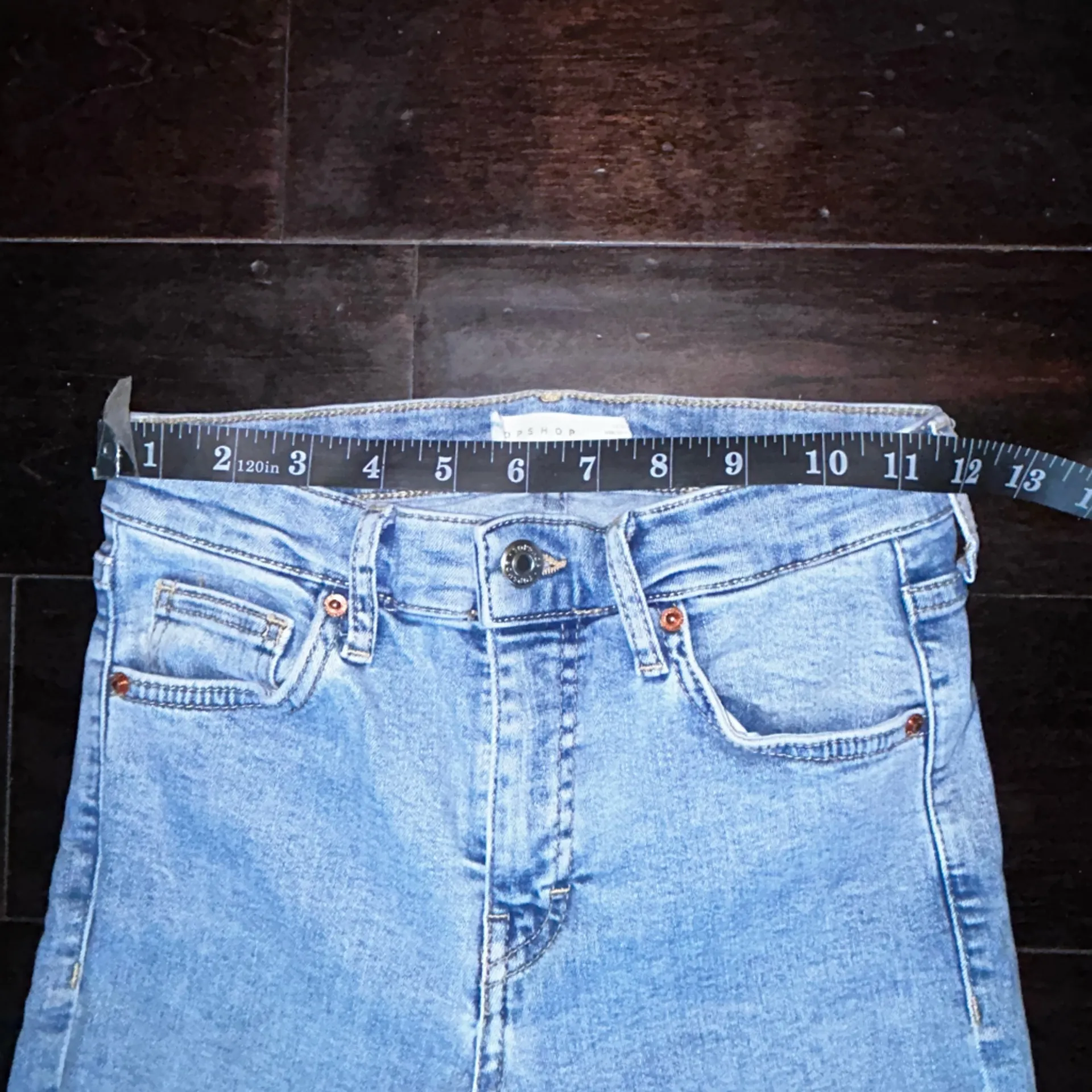 Topshop Light Blue Skinny Jeans - Image 10