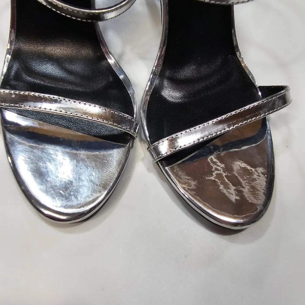 RAYE Nina Heel in Silver - Image 3