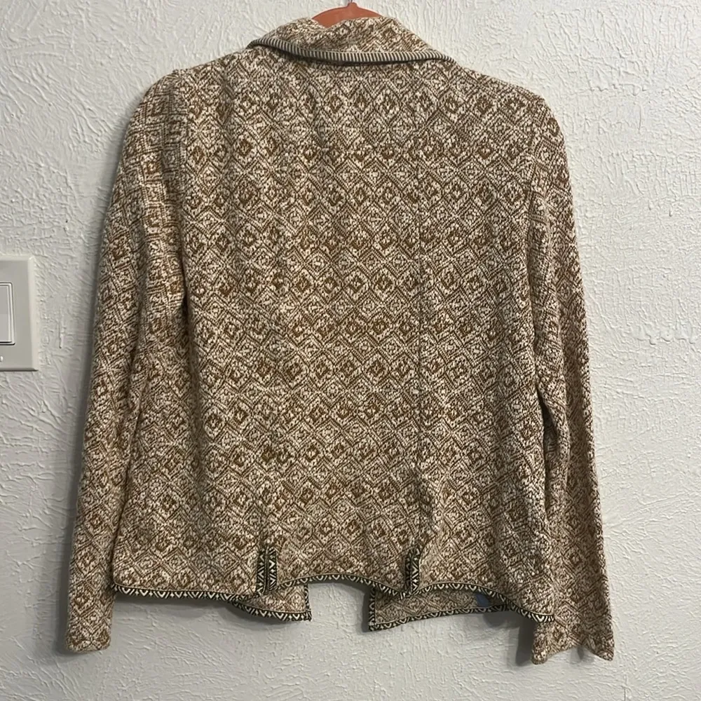 ANTHROPOLOGIE SATURDAY SUNDAY Paracas Knit Blazer Size M - Image 8