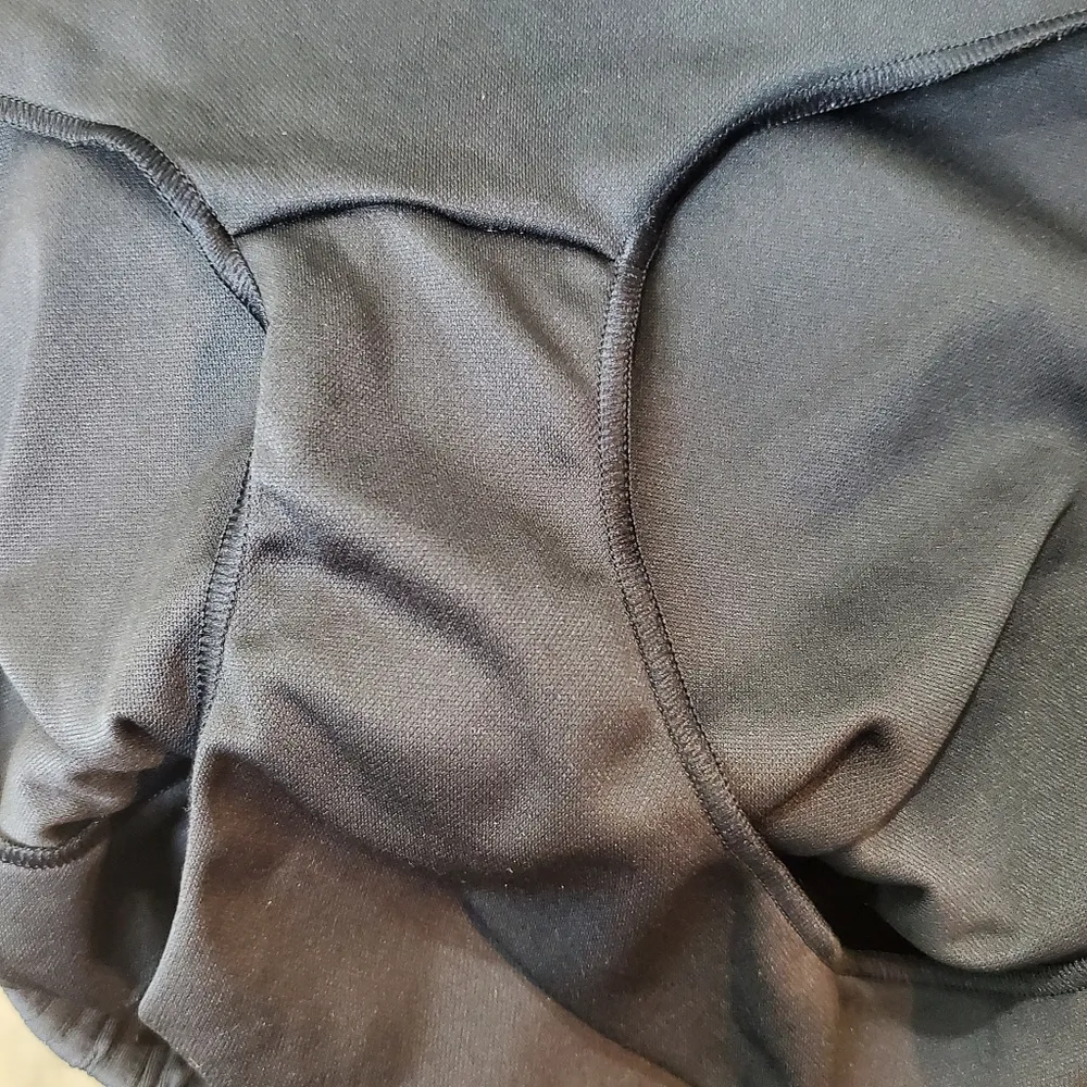 Adidas All Black Three Stripes Climalite Shorts S - Image 7