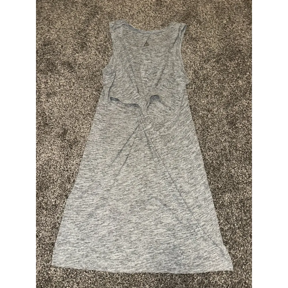 Women's American Eagle Outfitters Gray cut out open back t shirt Dress Size S - Image 8