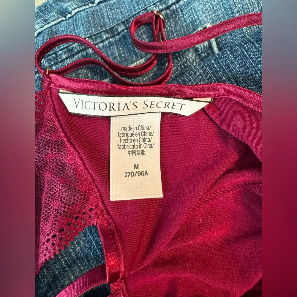 Victoria Secret Burgundy Negligee - Image 3