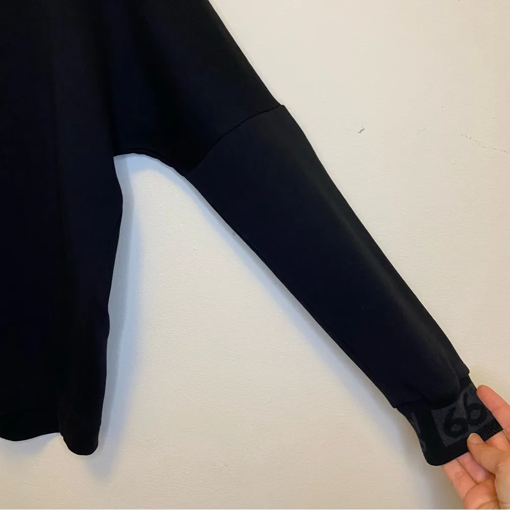 66 NORTH Iceland Torfajokull Logo Turtleneck Sweater Top in Black Sz XS - Image 5