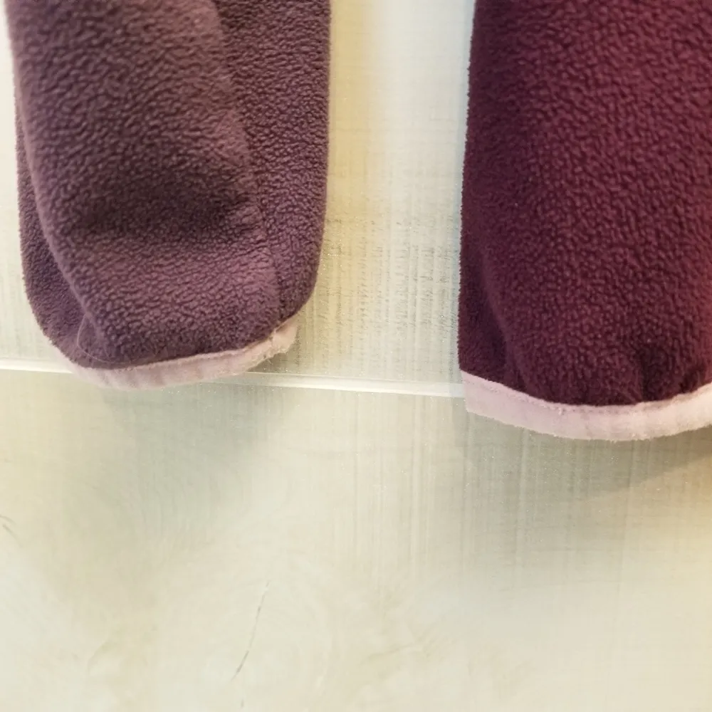 {S} Columbia Benton Springs Half Snap Fleece Pullover Jacket Dusty Mauve Purple - Image 6