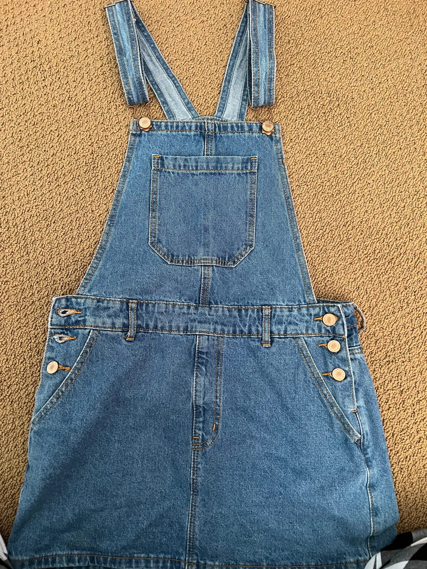 Forever 21 Denim Overall Skirt - Image 3