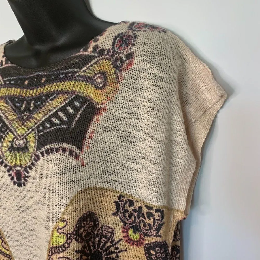 Ginger G BOHO Light Knit Short Sleeve Sweater - Image 4