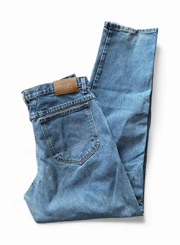 VTG 90’s Y2K Marithe Francois Girbaud Stine Wash Jeans 34 Long Tall 100% Cotton Blue Size 32 - Image 1