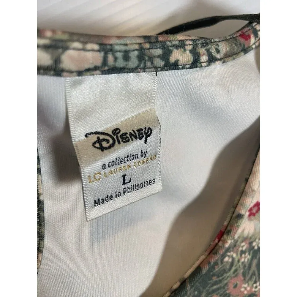 Disney Bambi Dress LC Lauren Conrad‎ Disney Collection Size Large (MSRP $64.00) Green - Image 10