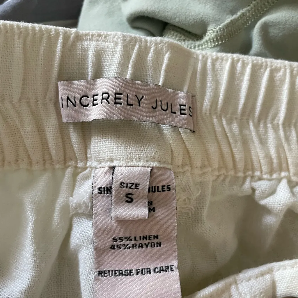 Sincerely Jules Cream Cargo Jogger Pants - Image 7