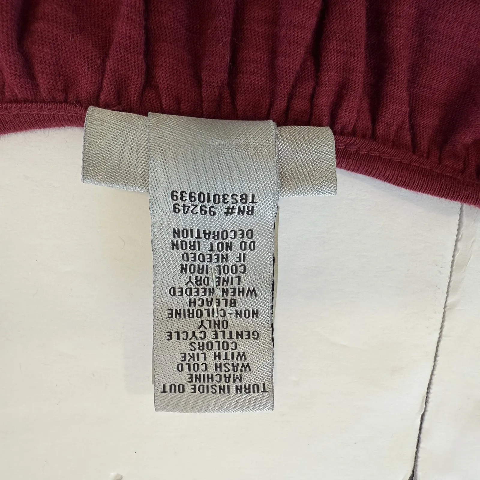 Catherines‎ Rust Red 3/4 Sleeve Gold Metallic Pullover Peasant Top Size 4X - Image 10