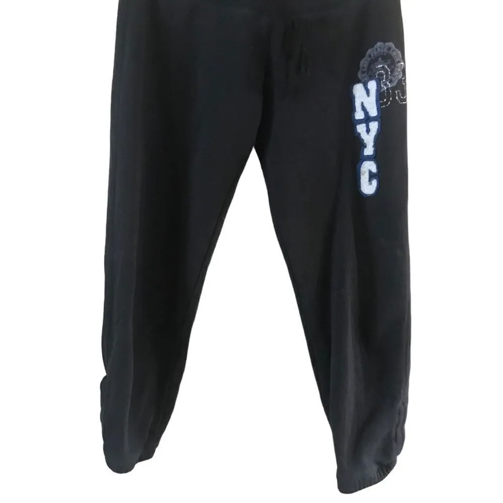 Derek Heart Capri Joggers Black Small - Image 2