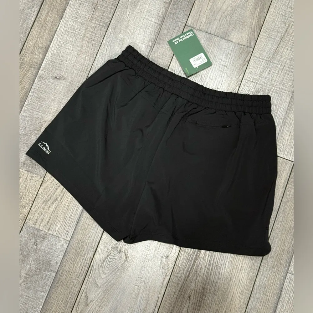 NEW! L.L. Bean Women's Ultralight Adventure Shorts Black Size M - Image 2