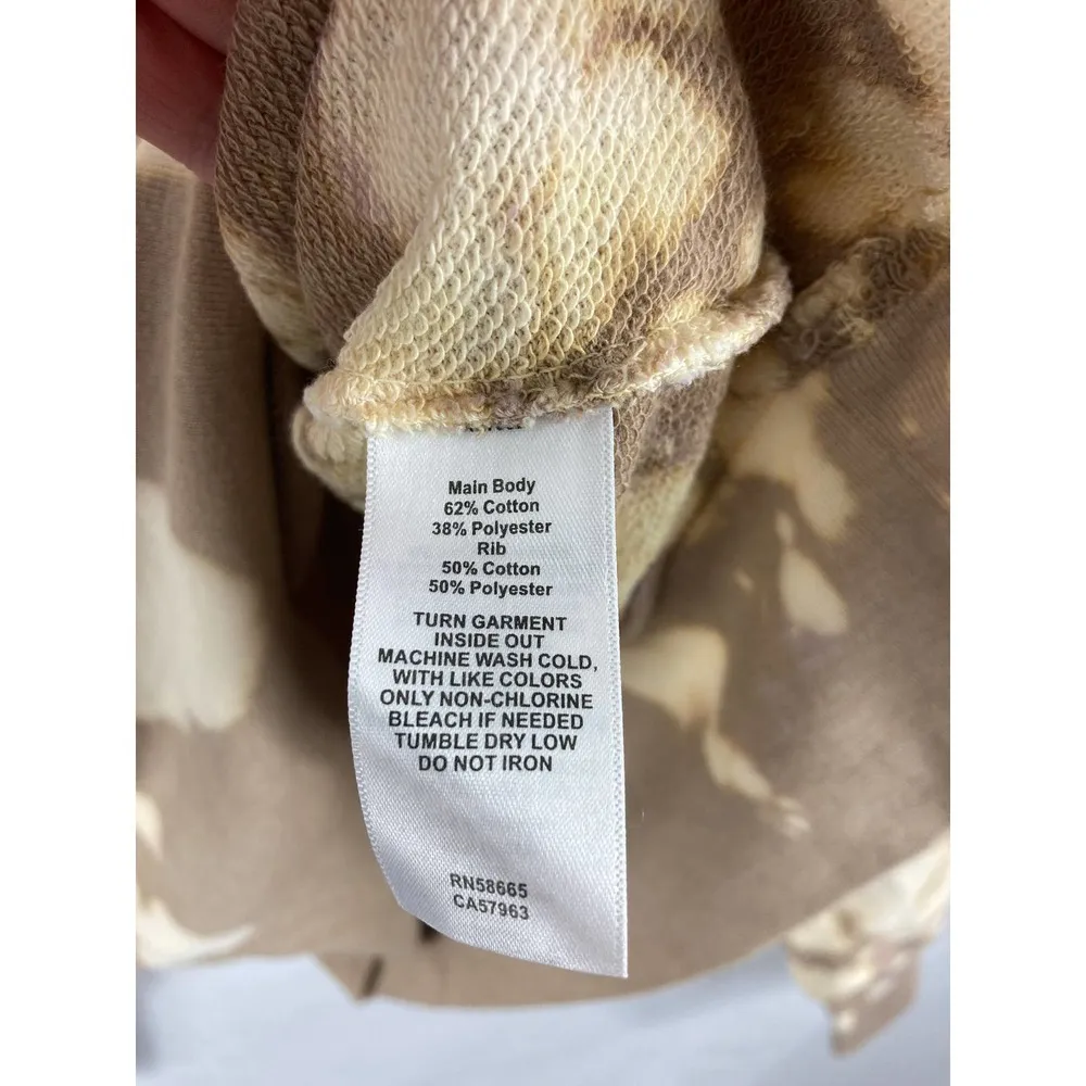 Abound NWT  Tan Tie Dye Crew Neck Sweatshirt XS - Image 3