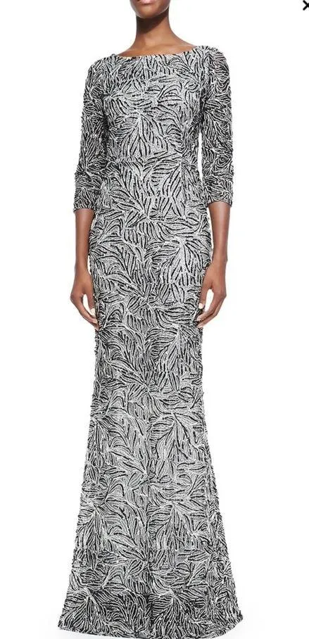 NWT Alice + Olivia Jae Embellished Open-Back Gown 8 - Image 2