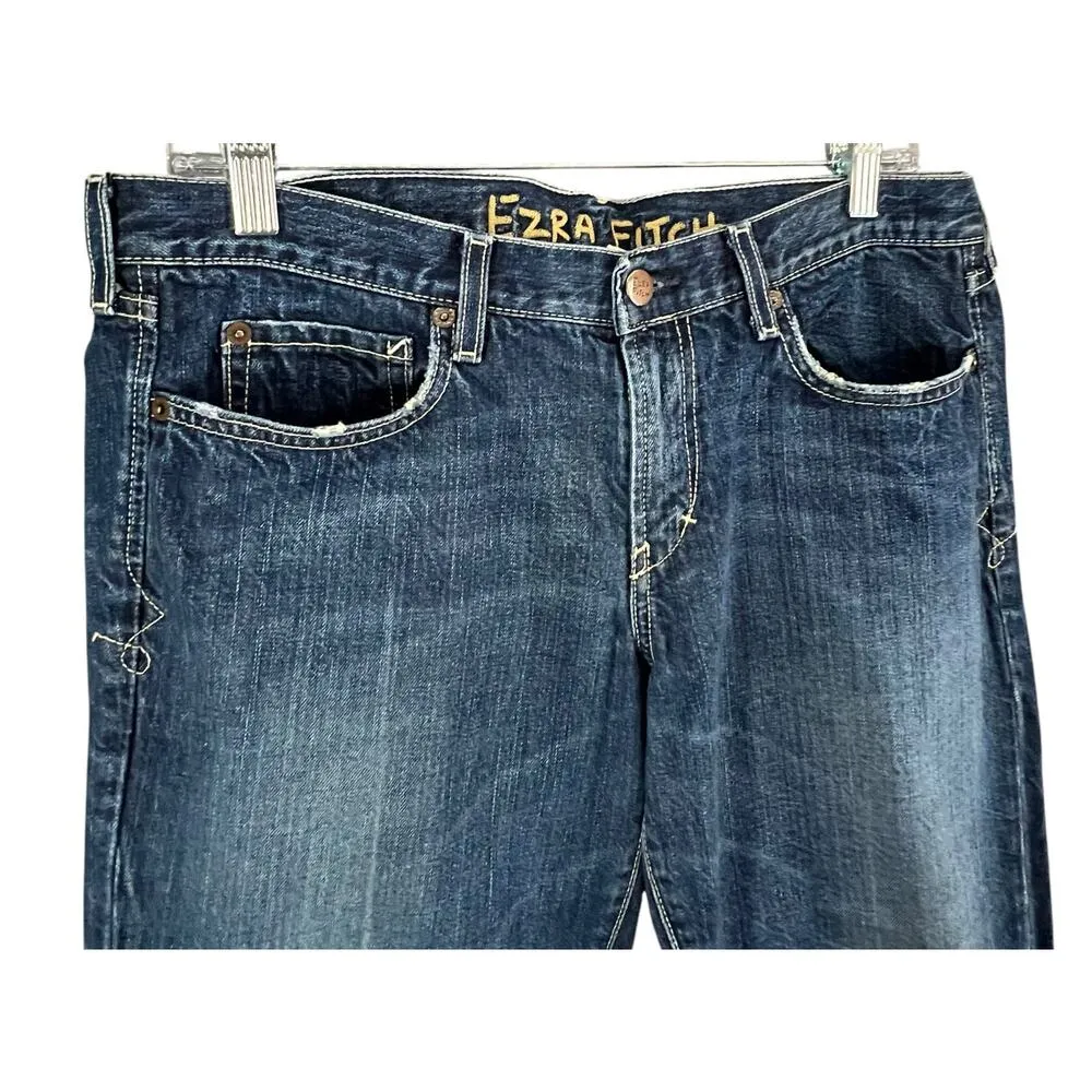 Ezra Fitch Abercrombie Y2K Jeans Womens 29 Blue Bootcut Low Rise Retro Classic - Image 2